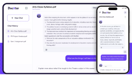 Image: DocXter, An AI tool to chat with PDF or any other document(s)